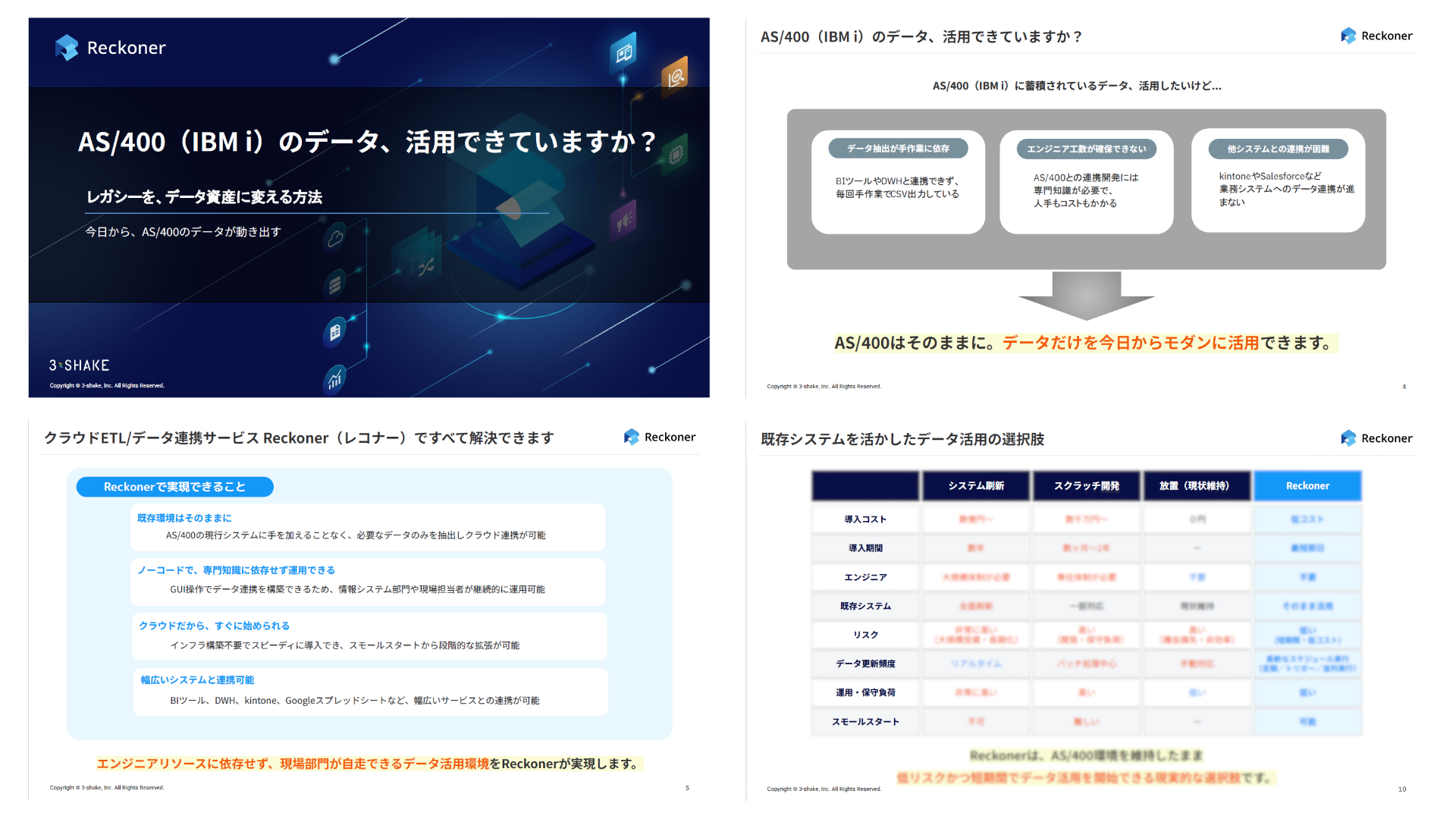 AS400(IBM i)のデータ、活用できていますか